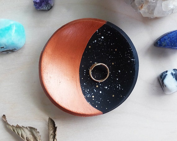 Crescent Moon Ring Dish