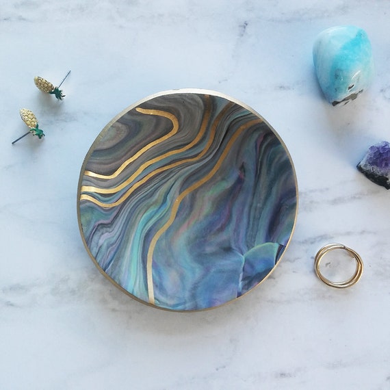 Pastel Swirl Ring Dish