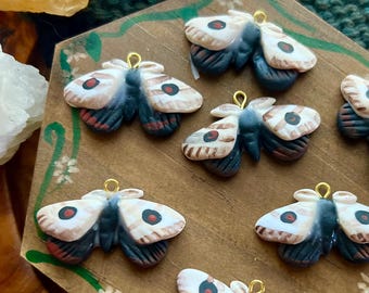 Polilla de sangre; Colección macabra; Marcador de puntos de bruja de Halloween; Accesorios de tejido; Registro de progreso