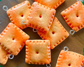 Marcador de puntos con forma de galleta de queso; accesorios de tejido; registro de progreso