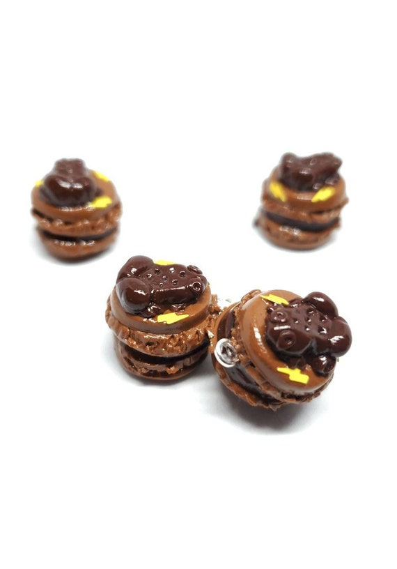 Choco Toad Chocolate Macaron Cookie Progress Keeper Kawaii Etsy