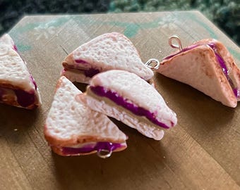 Marcador de puntos para funda de sándwich de mantequilla de cacahuete y mermelada; accesorios de tejido; registro de progreso