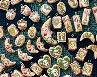 Colección Luna de Cosecha; marcador de puntos de micropintura otoñal; accesorios de tejido; registro de progreso