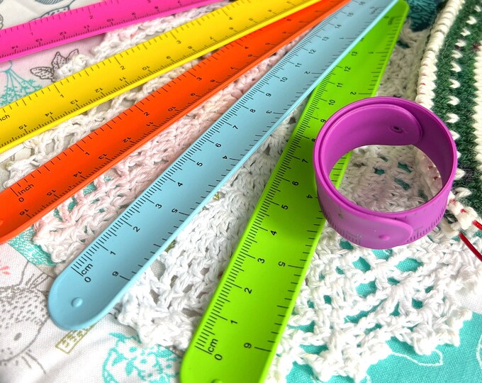 CHOOSE YOUR COLOR Slap Ruler Sewing Craft Supply Sewing Knitting ...