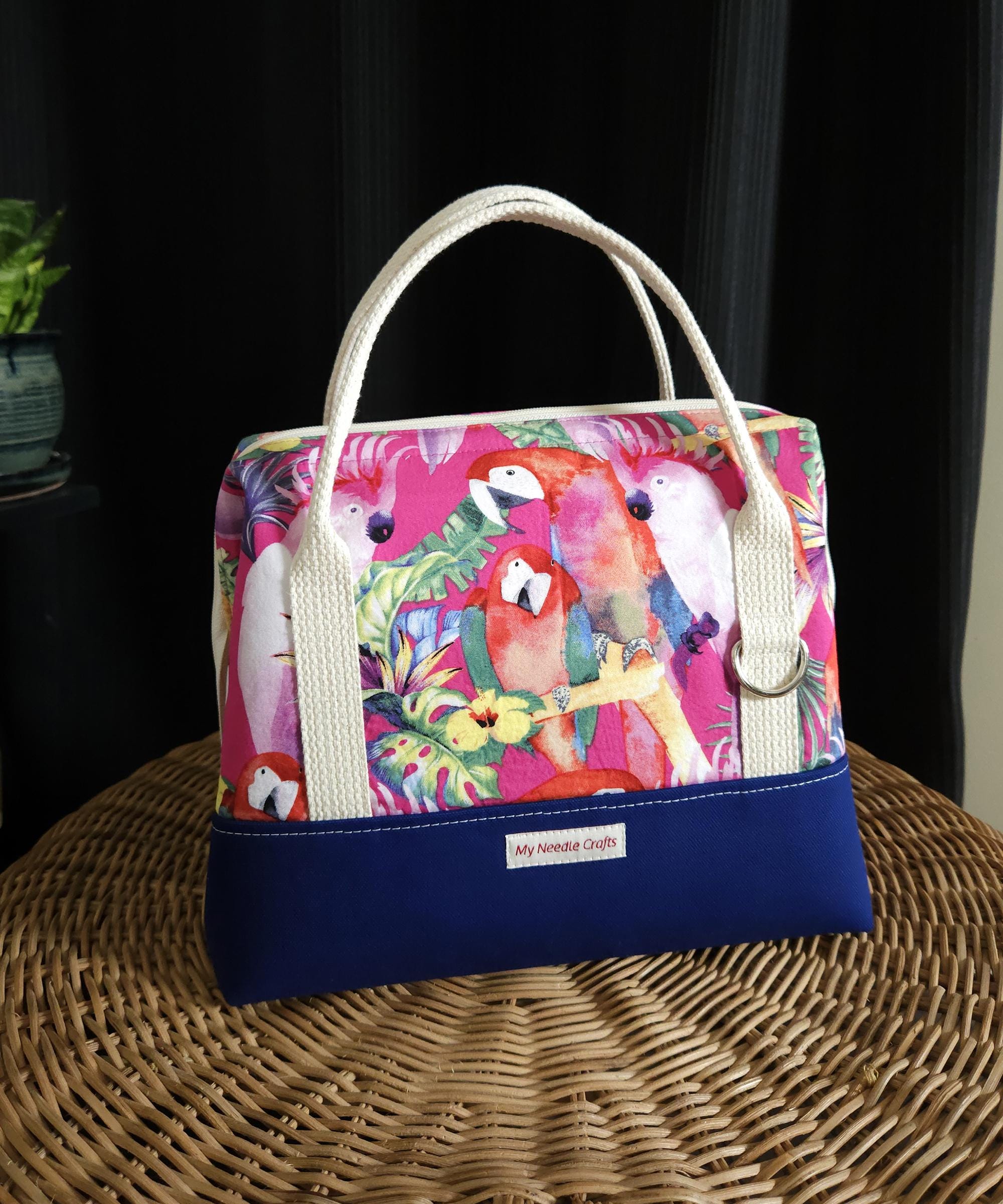 Blue Knit Bag - Etsy Blue Knit Bag - Etsy