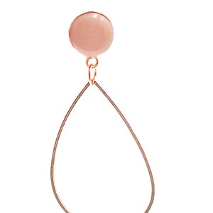 Blush Nude Gloss Teardrop Dangle Plugs / 16g 10g 8g 6g 4g - Etsy