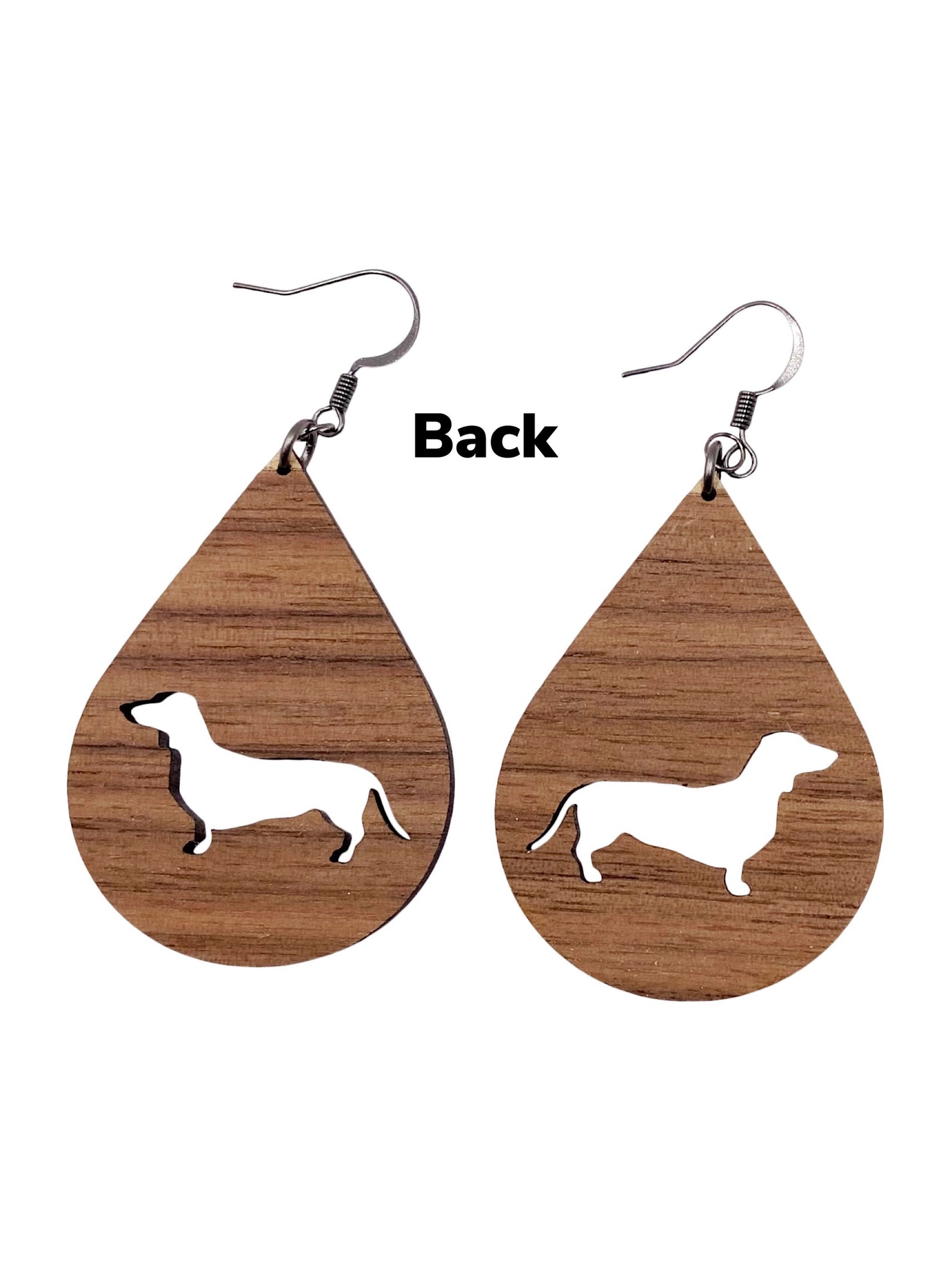 Custom Dog Breed Wood Cutout Earrings / Unique Earrings / Etsy