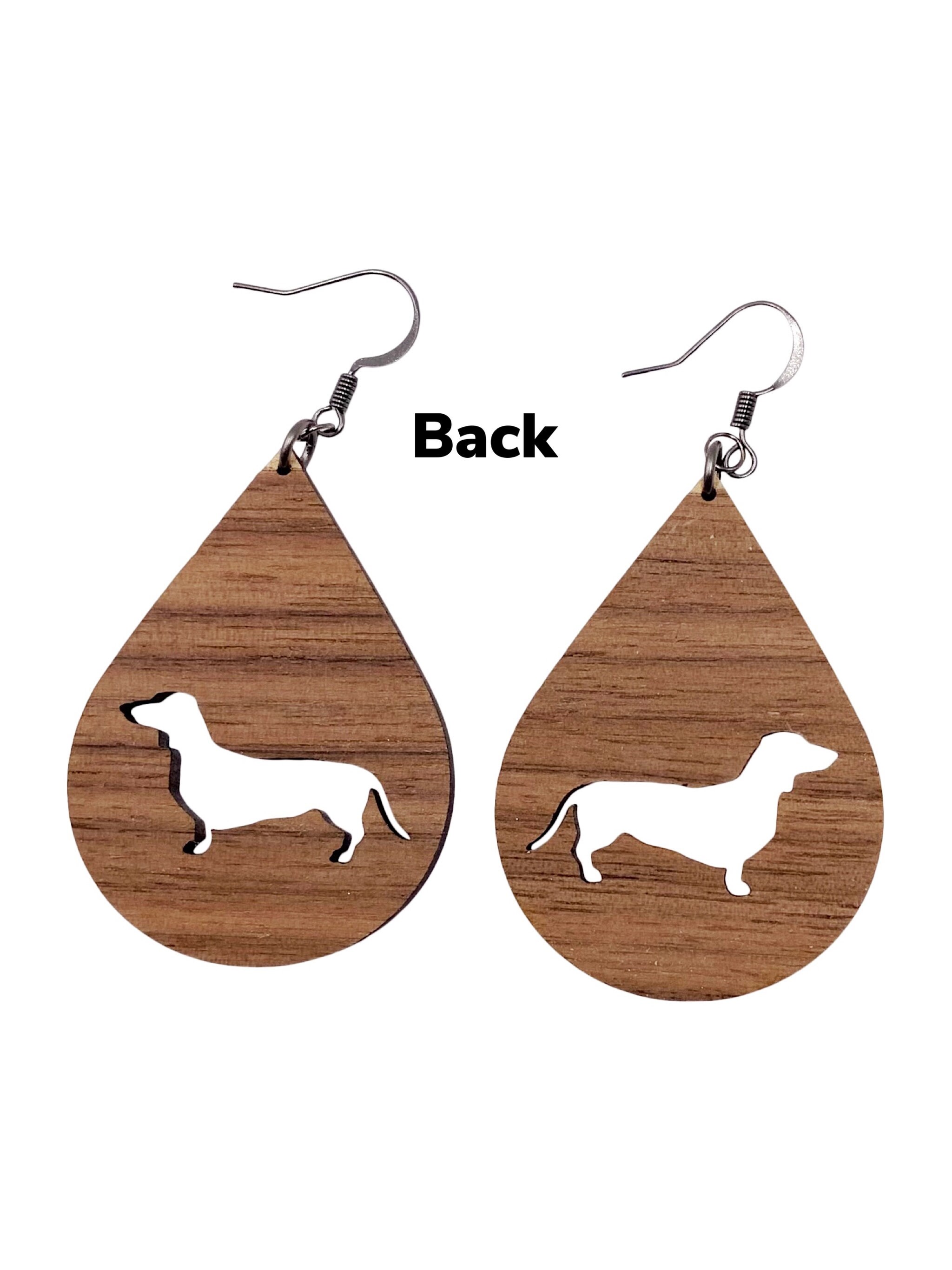 Custom Dog Breed Wood Cutout Earrings / Unique Earrings / Etsy UK