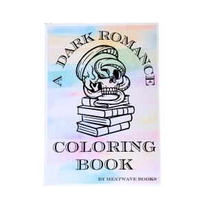 Spicy Dark Romance Adult Mini Coloring Book / 5 X 7 Tear Off Coloring Pad / Dark Romance Smut Gifts / Spicy Reader Book Lover Book Gifts