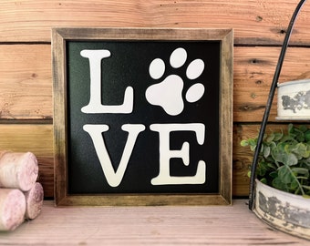 Pet Lover Gift | Pet Wall Art | Dog Sign | Cat Sign | Small Gifts | Gifts for Him | Gifts for Her | Housewarming Gift | Gift for Dog Dad