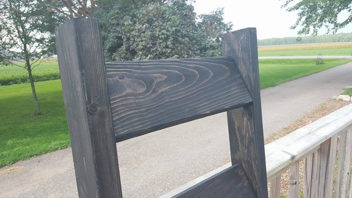 Black Wooden Blanket Ladder Rustic Country Decor Blanket Etsy