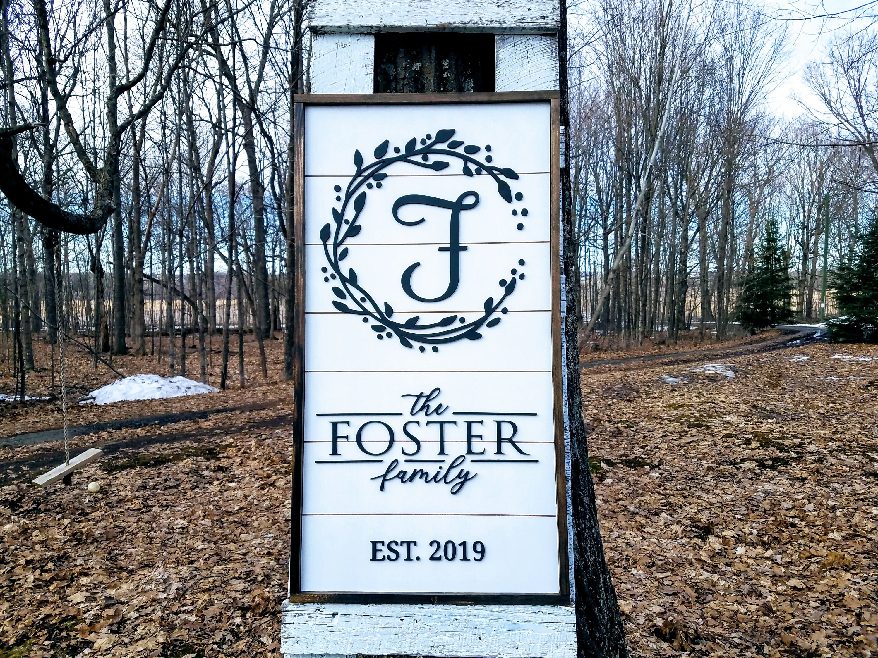 Personalized Family Name Sign: 3D Raised Letter Shiplap Wall Art - Etsy