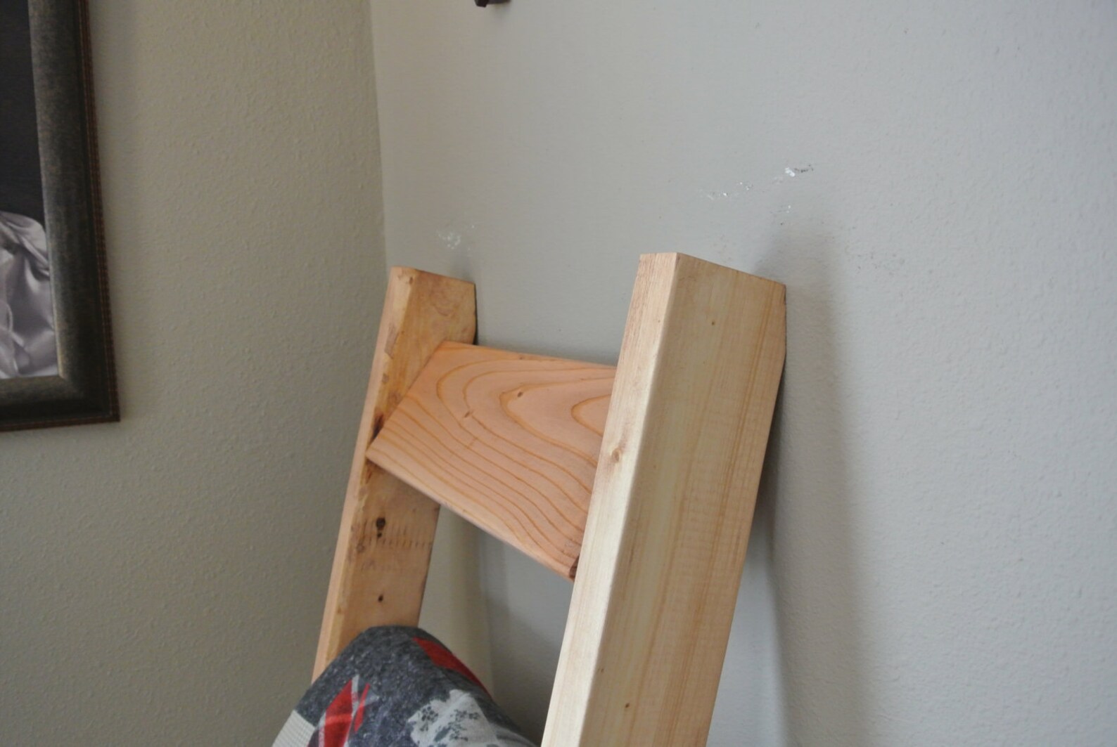 Black Wooden Blanket Ladder Rustic Country Decor Blanket Etsy