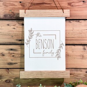 Family Name Sign | Personalized Wood Sign | Established Family Sign | Wedding Gift | Last Name Sign | Anniversary Gifts | Established Sign