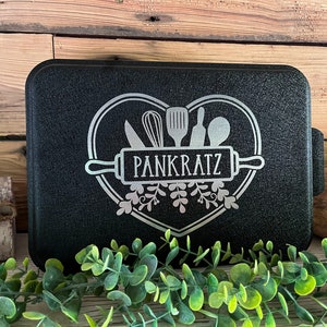 Custom Engraved Cake Pan | Personalized Metal Cake Pan | 9x13 Aluminum Cake Pan with Engraved Lid |Personalized Aluminum Baking Pan with Lid