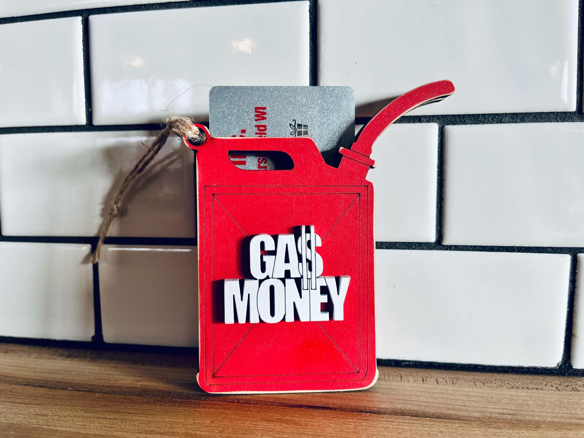 Gas Money Gift Card Holder Ornament: Teen Gift Add-on