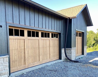 Craftsman Wood Garage doors