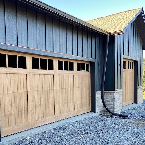 Craftsman Wood Garage Doors Etsy