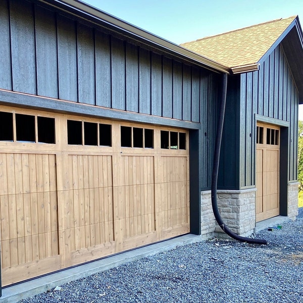 Craftsman Wood Garage doors