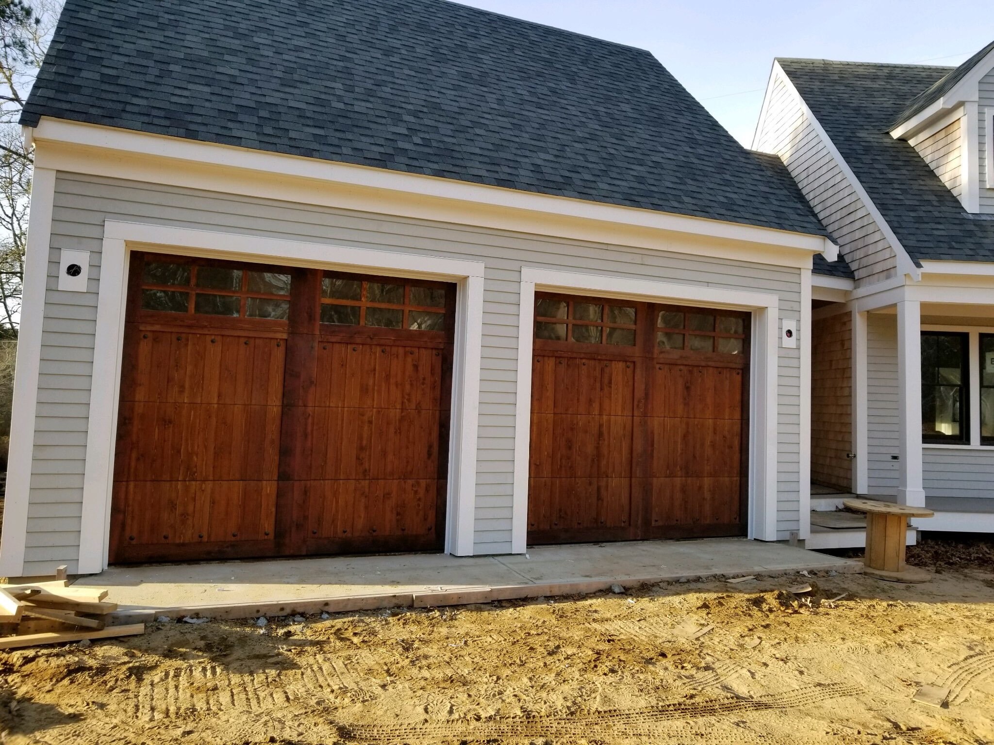 Customizable Cedar Garage Door Etsy