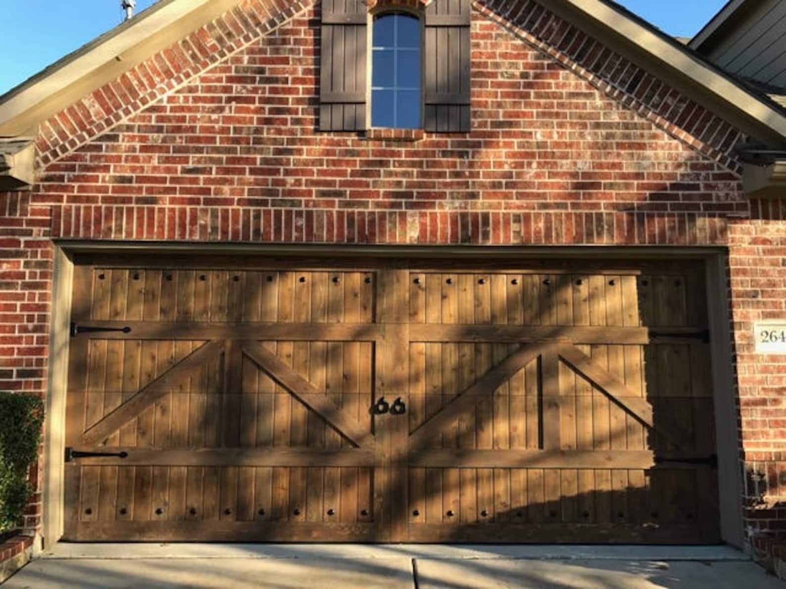 Beautiful Solid Cedar Garage Doors Etsy