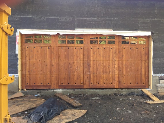 Customizable Wooden Garage Door