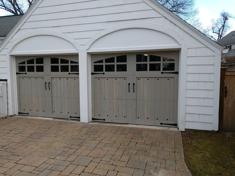 Customizable Cedar Garage Door Etsy