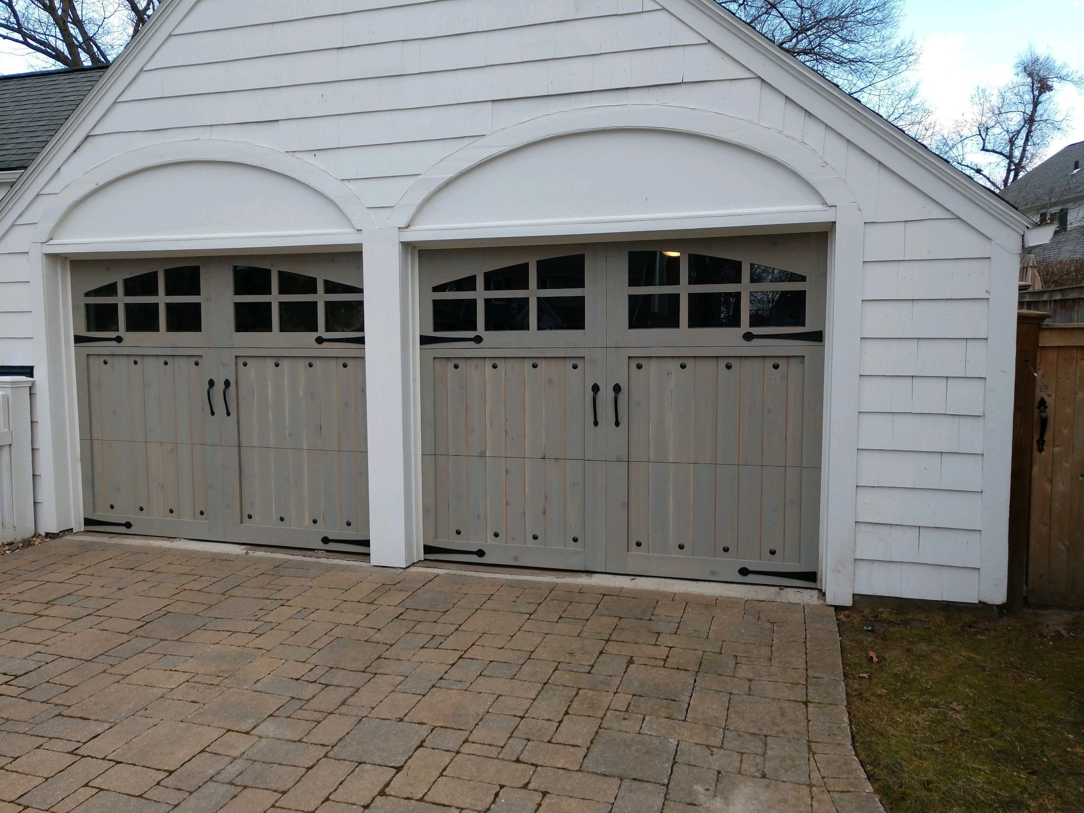 Customizable Cedar Garage Door Etsy
