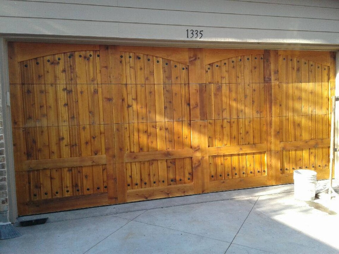 Beautiful Solid Cedar Garage Doors Etsy