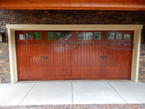 Customizable Wooden Garage Door