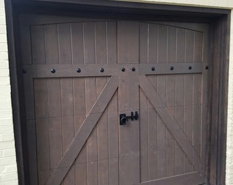 Customizable Wooden Garage Door