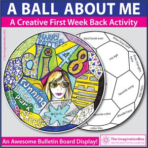 Soccer &#39;All About Me&#39; Printable Art Activity: Back to School Icebreaker (Digital Download)