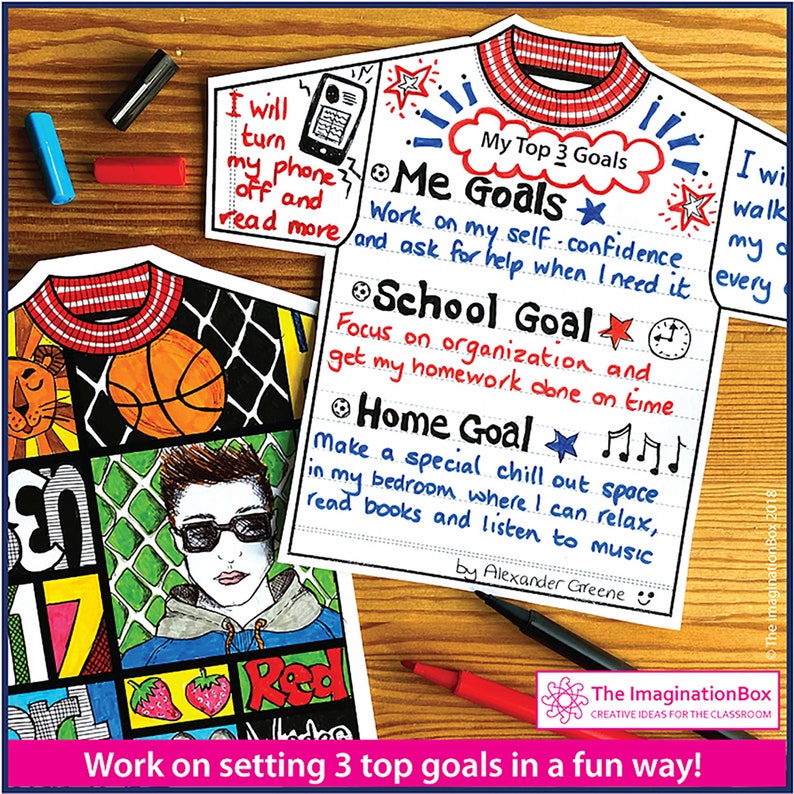 All About Me Back to School Printable T-shirt Art and Writing Activity ...
