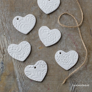 12 Cuori Profumati Decorati Ideali per Matrimonio
