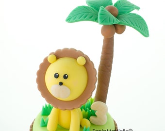 Lion Safari Cake Topper