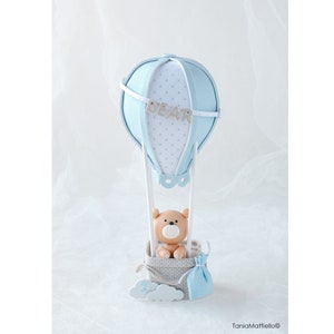 Orso in Mongolfiera Cake Topper