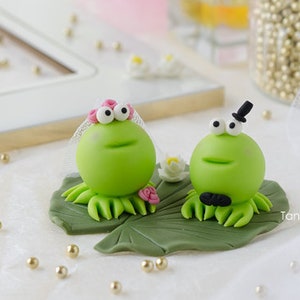 Frog Wedding Cake Topper