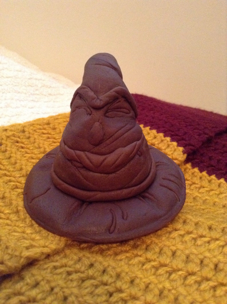 Cupcake toppers/ set of 12/ Sorting Hats/ Harry Potter Etsy