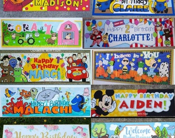 22 Hand Painted Personalized Paper Poster Board Paw Etsy