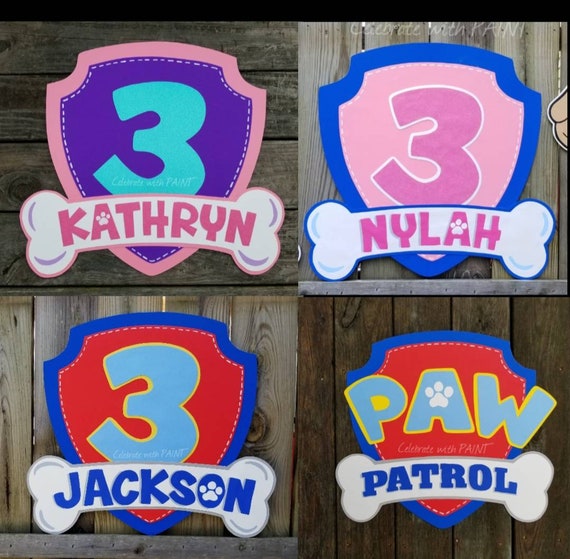 22 Hand Painted Personalized Paper Poster Board Paw Etsy
