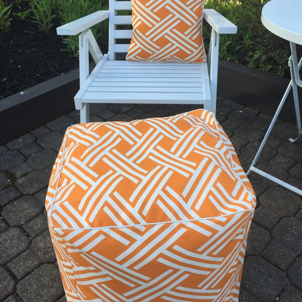 Outdoor Pouf Etsy