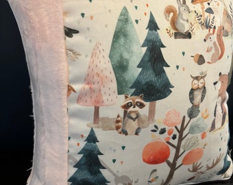 Woodland Animal pillow cover