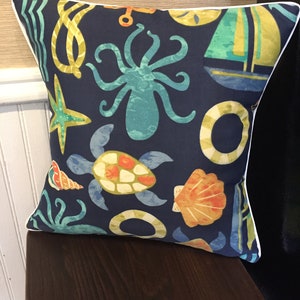 Nautical Outdoor pillow cover