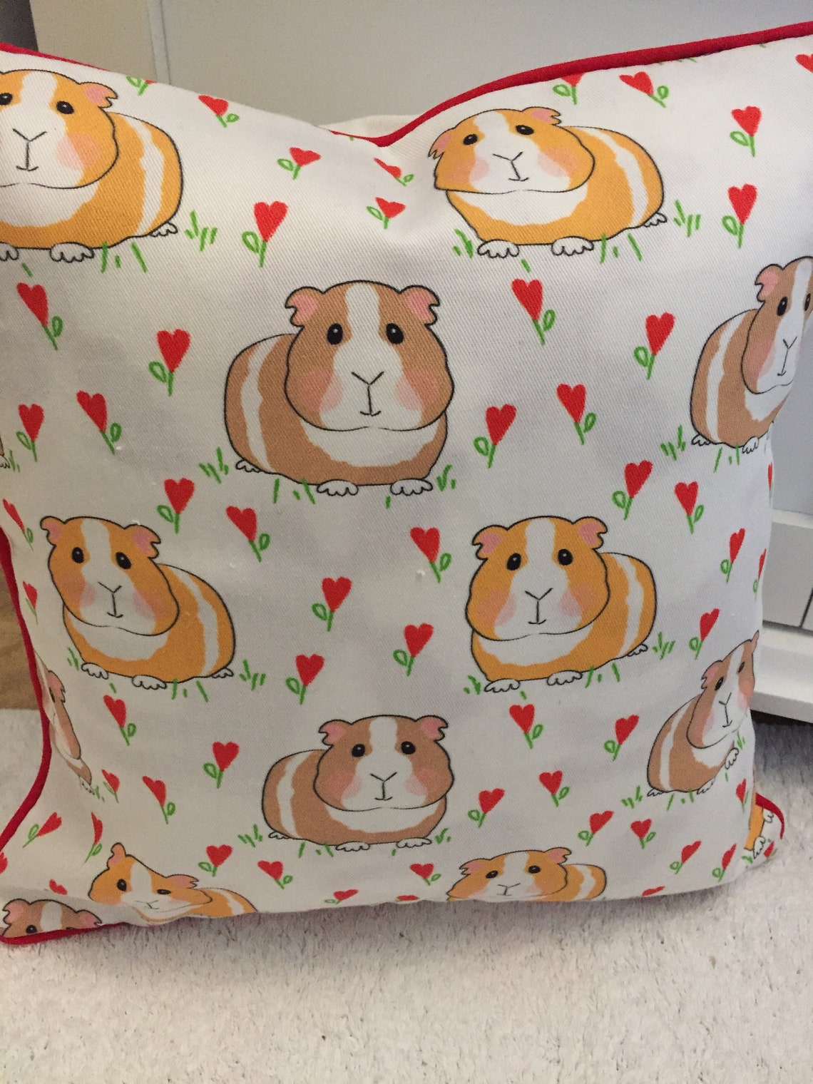 Guinea Pig pillow cover Etsy