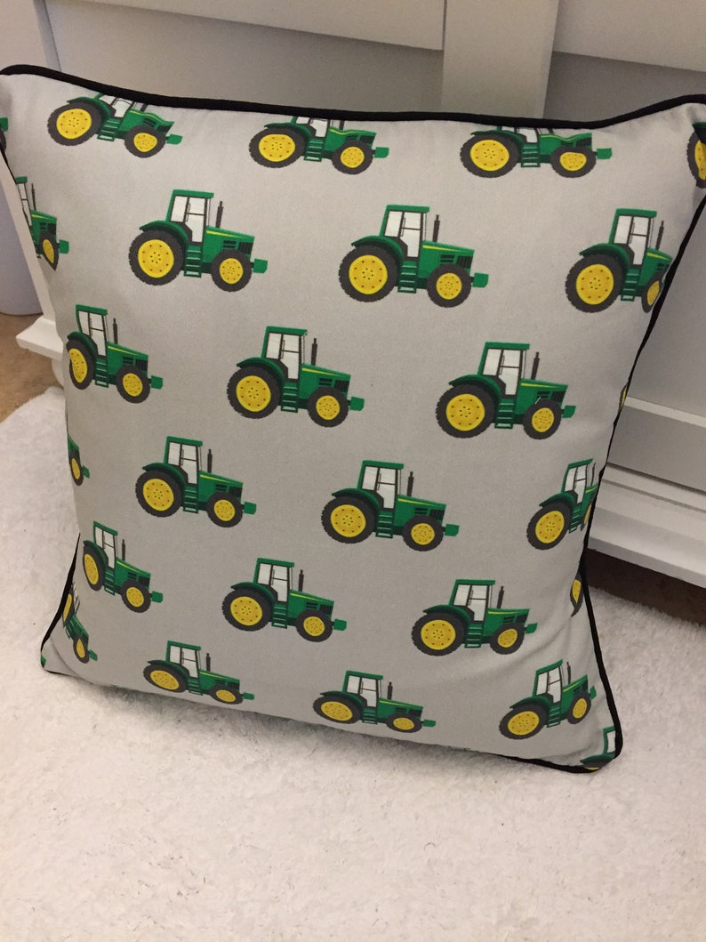 Tractor pillow cover Etsy