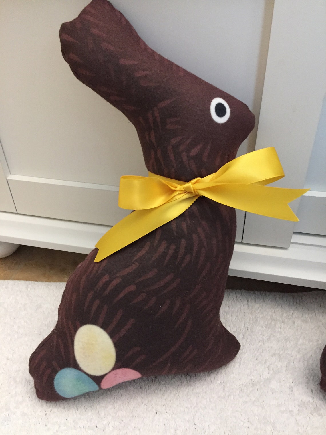 chocolate bunny plush