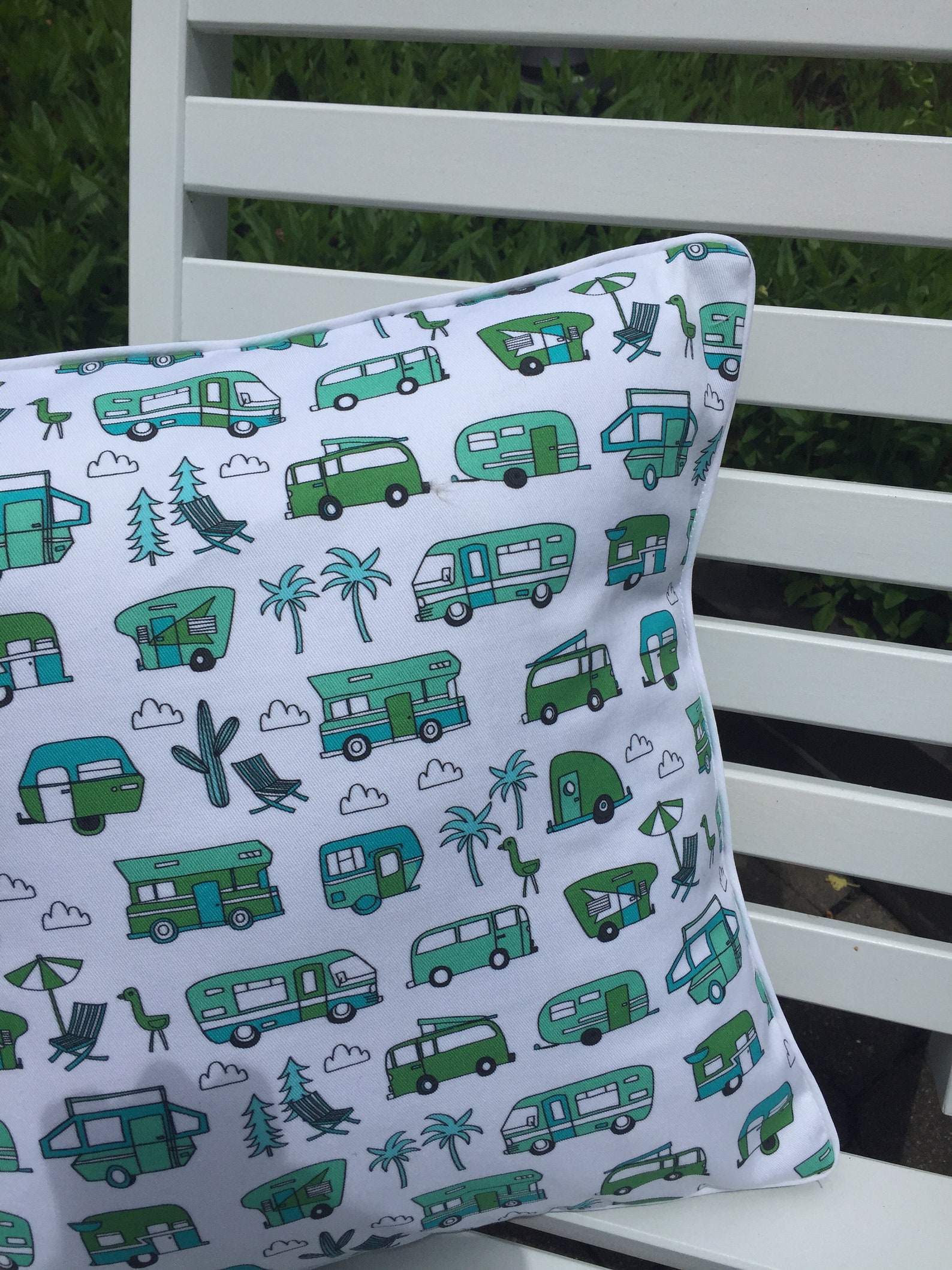Camper Pillow Cover Etsy