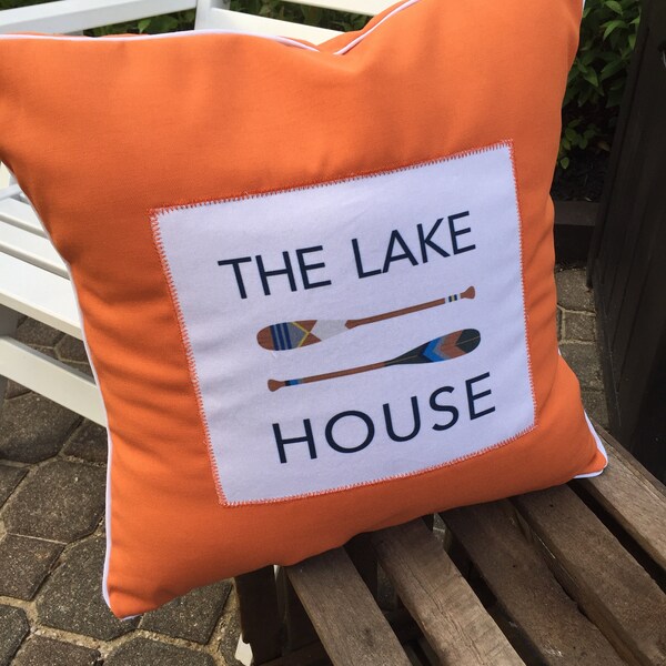 Lake House Pillow Etsy