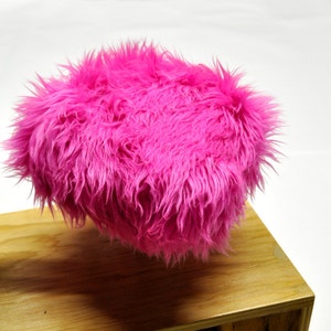 Haute Pink Fur - Bicycle Seat Cover *hand-sewn