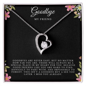 Best Friend Going Away Gift for Friend Moving Away Gift Farewell Gift Best Friend Goodbye Gift, Going Away GiftMinimalist Summer Jewelry